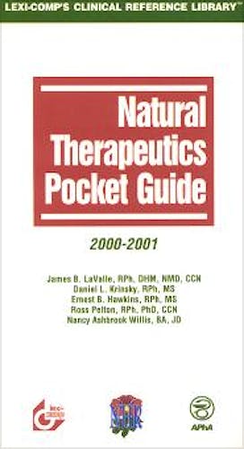 Portada del libro 9780916589806 Natural Therapeutics Pocket Guide 2000-2001