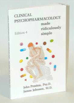 Portada del libro 9780940780446 Clinical Psychopharmacology. Made Ridicuslously Simple