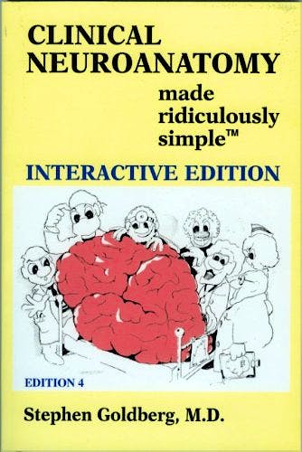 Portada del libro 9780940780927 Clinical Neuroanatomy Made Ridiculously Simple. Interactive Edition