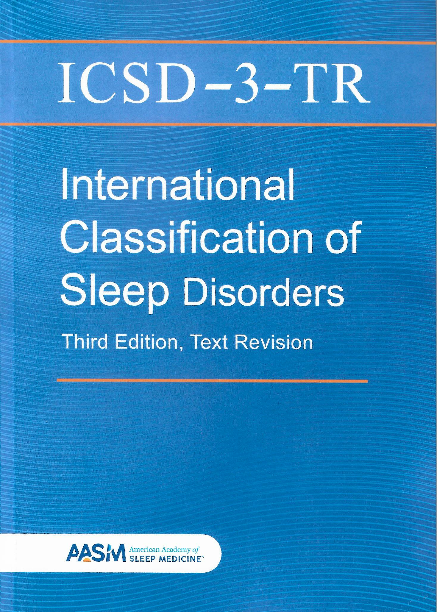 Portada del libro 9780965722094 International Classification of Sleep Disorders (ICSD-3) Text Revision