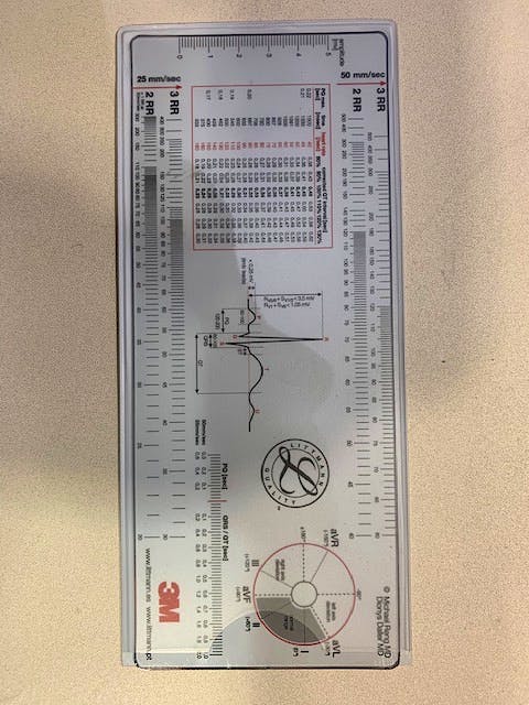 Regla para Electrocardiograma 3M Littmann