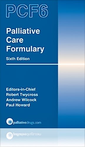 Portada del libro 9780992846749 Palliative Care Formulary (PCF6)