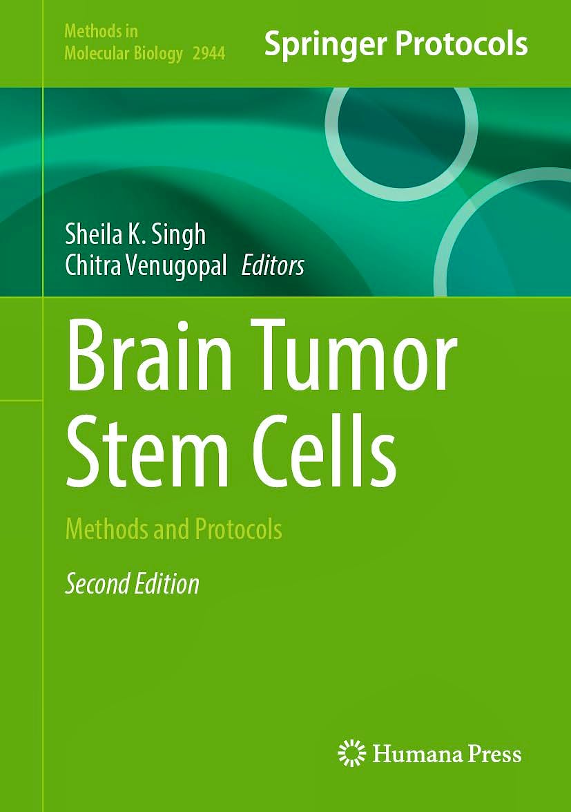 Portada del libro 9781071646533 Brain Tumor Stem Cells. Methods And Protocols