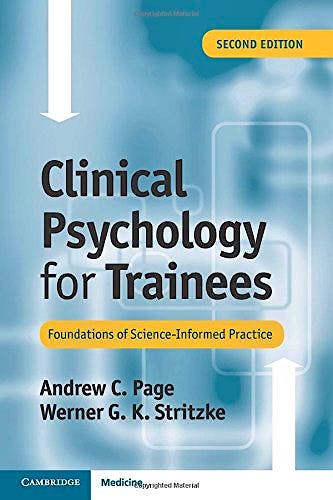 Portada del libro 9781107613980 Clinical Psychology for Trainees. Foundations of Science-Informed Practice