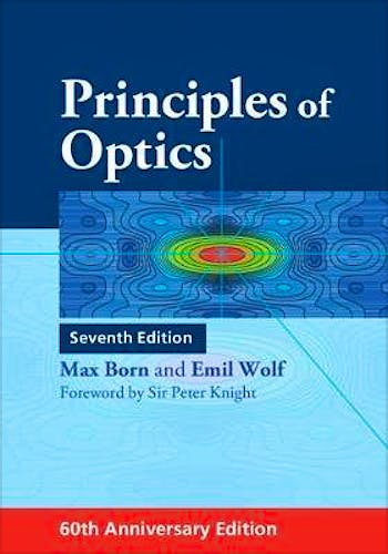 Portada del libro 9781108477437 Principles of Optics