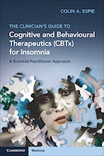 Portada del libro 9781108984560 The Clinician's Guide to Cognitive and Behavioural Therapeutics (CBTx) for Insomnia