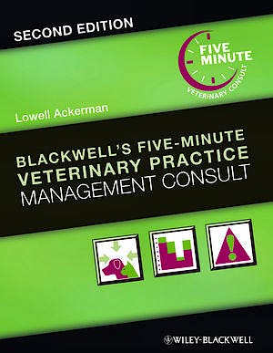 Portada del libro 9781118529249 Blackwell's Five-Minute Veterinary Practice Management Consult