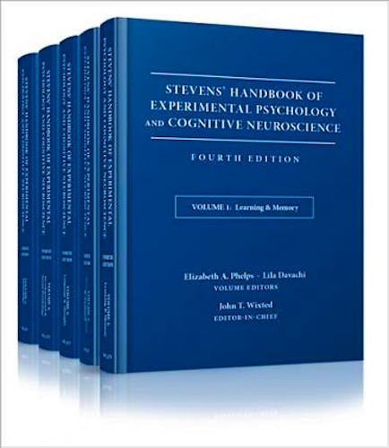 Portada del libro 9781119170167 Stevens' Handbook of Experimental Psychology and Cognitive Neuroscience, 5 Vols.