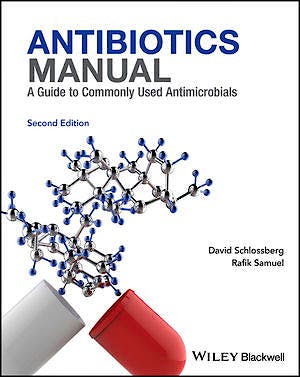 Portada del libro 9781119220756 Antibiotics Manual: A Guide to Commonly Used Antimicrobials
