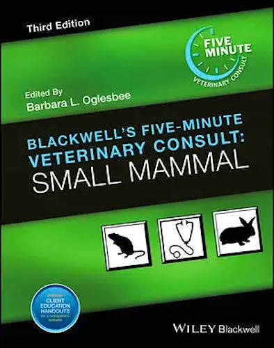 Portada del libro 9781119456520 BLACKWELL's Five-Minute Veterinary Consult: Small Mammal