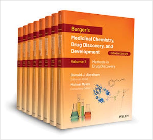 Portada del libro 9781119530305 Burger's Medicinal Chemistry, Drug Discovery and Development (8 Volume Set)