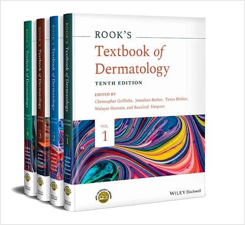 Portada del libro 9781119709213 ROOK's Textbook of Dermatology (4 Volume Set)