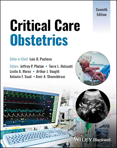 Portada del libro 9781119820239 Critical Care Obstetrics
