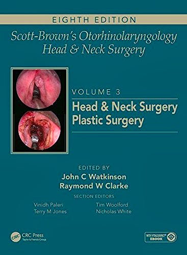 Portada del libro 9781138094642 Scott-Brown's Otorhinolaryngology and Head and Neck Surgery, Vol. 3: Head and Neck Surgery, Plastic Surgery