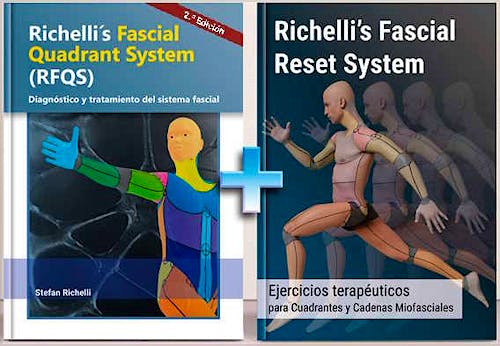 Portada del libro 9781140044901 Richelli's (RFQS). Diagnóstico y Tratamiento del Sistema Fascial + Richelli's (RFRS). Ejercicios Terapéuticos para Cuadrantes y Cadenas Miofasciales