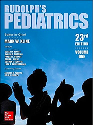 Portada del libro 9781259588594 Rudolph's Pediatrics, 2 Vols.