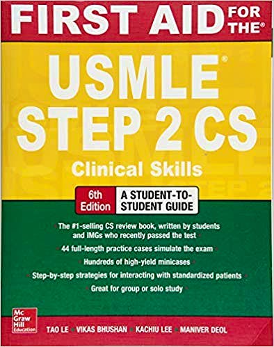 Portada del libro 9781259862441 First Aid for the USMLE Step 2 CS. Clinical Skills