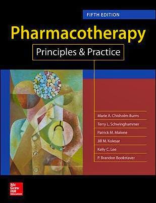 Portada del libro 9781260019445 Pharmacotherapy. Principles and Practice