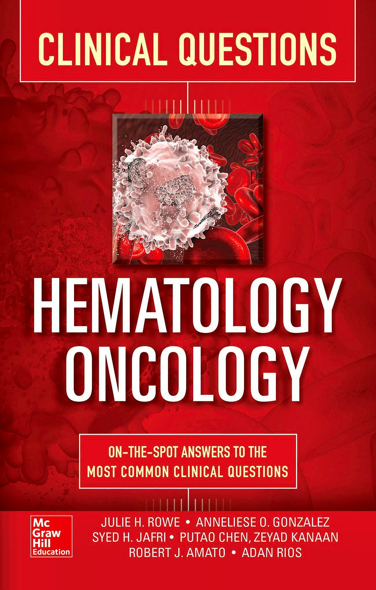 Portada del libro 9781260026627 Hematology Oncology. Clinical Questions