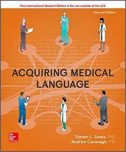 Portada del libro 9781260092059 Acquiring Medical Language