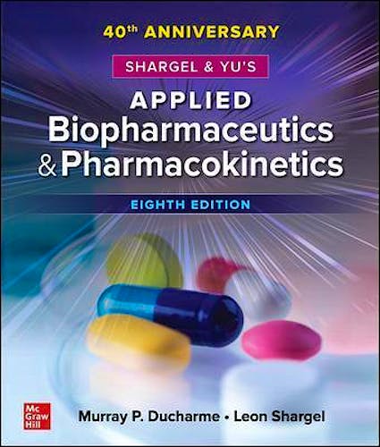 Portada del libro 9781260142990 SHARGEL and YU'S Applied Biopharmaceutics and Pharmacokinetics