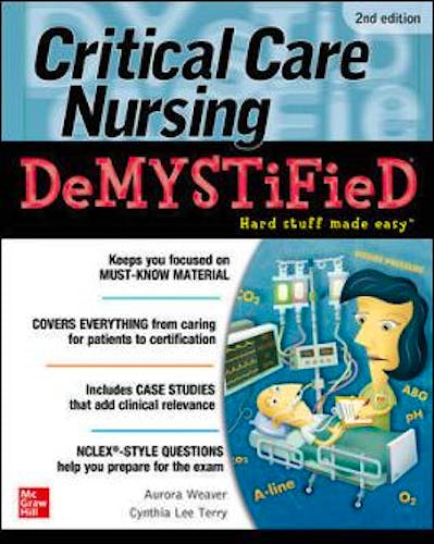 Portada del libro 9781260440874 Critical Care Nursing Demystified
