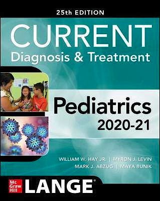 Portada del libro 9781260457827 CURRENT Diagnosis and Treatment Pediatrics. LANGE