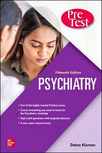 Portada del libro 9781260467413 Psychiatry PreTest Self-Assessment And Review