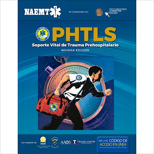 Portada del libro 9781284103298 PHTLS Soporte Vital de Trauma Prehospitalario