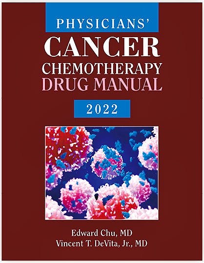 Portada del libro 9781284229653 Physicians' Cancer Chemotherapy Drug Manual 2022