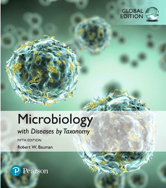 Portada del libro 9781292160764 Microbiology with Diseases by Taxonomy (Global Edition)