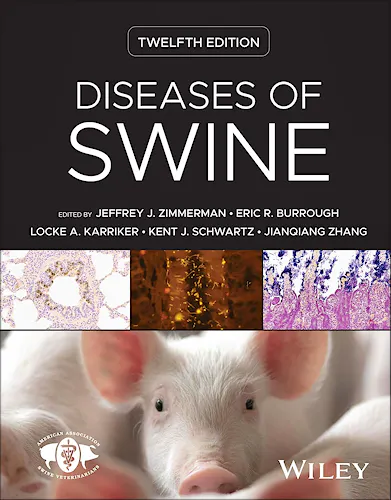 Portada del libro 9781394179435 Diseases of Swine