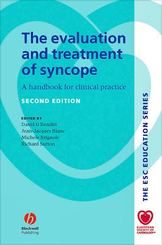 Portada del libro 9781405103749 The Evaluation and Treatment of Syncope