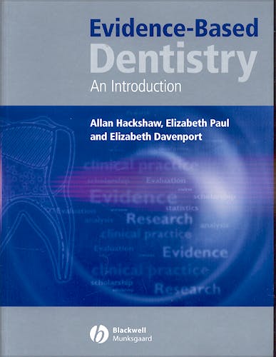 Portada del libro 9781405124966 Evidence-Based Dentistry