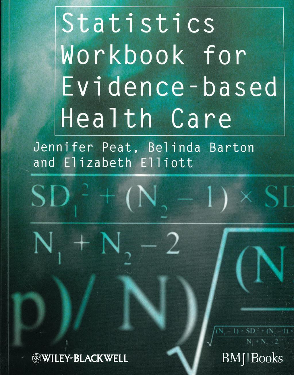 Portada del libro 9781405146449 Statistics Workbook for Evidence-Based Healthcare
