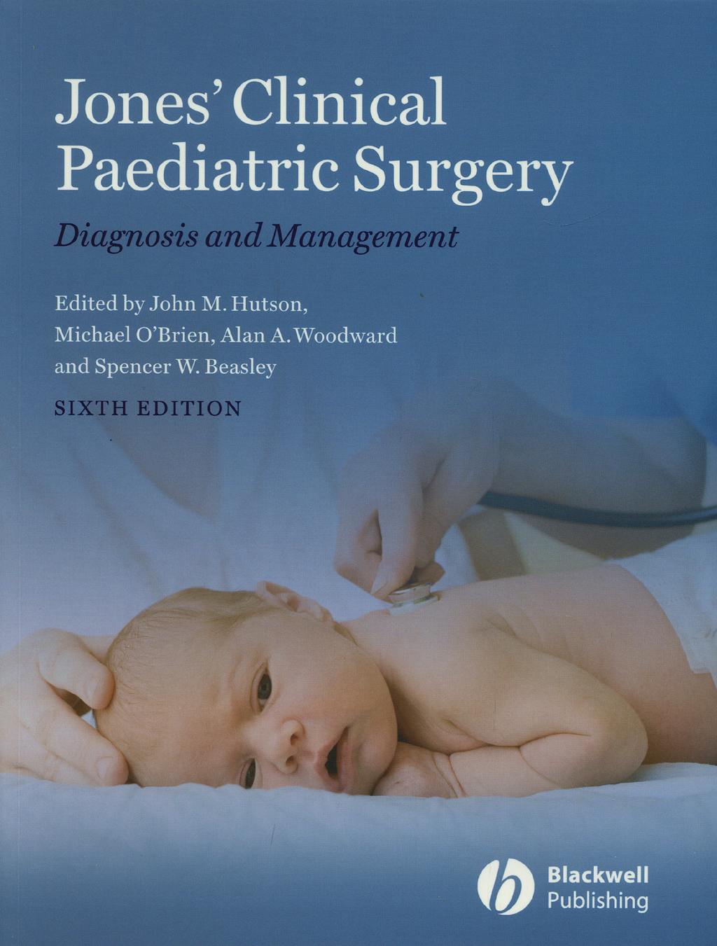 Portada del libro 9781405162678 Jones' Clinical Paediatric Surgery. Diagnosis and Management