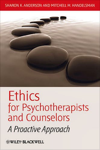 Portada del libro 9781405177672 Ethics for Psychotherapists and Counselors. a Proactive Approach (Hardcover)