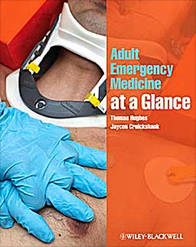 Portada del libro 9781405189019 Adult Emergency Medicine at a Glance