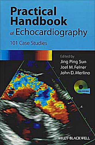 Portada del libro 9781405195560 Practical Handbook of Echocardiography. 101 Case Studies