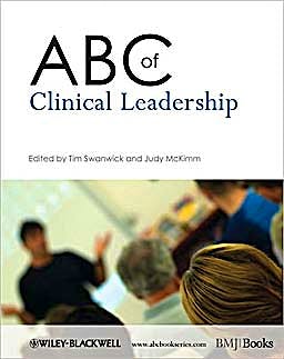 Portada del libro 9781405198172 Abc of Clinical Leadership