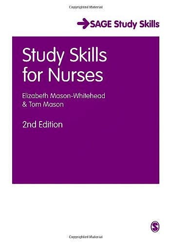 Portada del libro 9781412934176 Study Skills for Nurses
