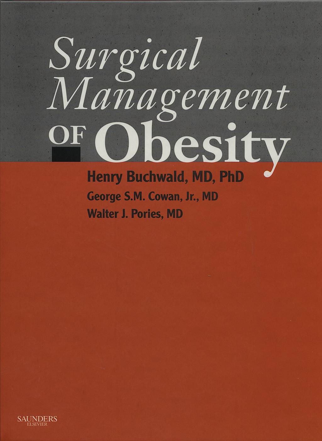 Portada del libro 9781416000891 Surgical Management of Obesity