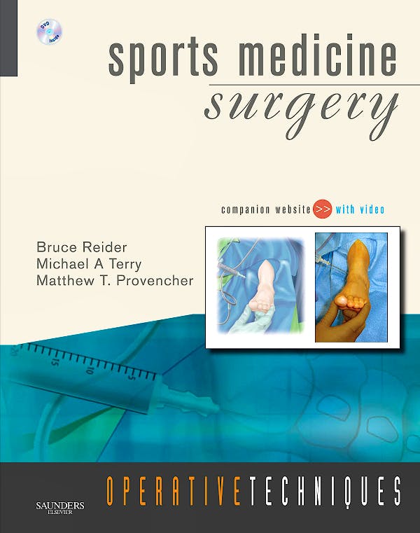 Portada del libro 9781416032779 Sports Medicine Surgery. Operative Techniques + Dvd