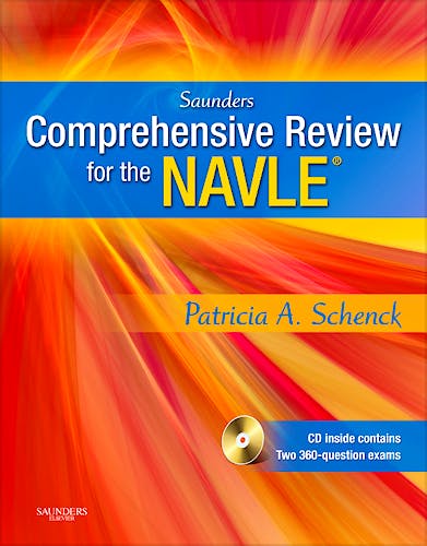 Portada del libro 9781416054016 Saunders Comprehensive Review for the Navle. Text and Veterinary Consult Package