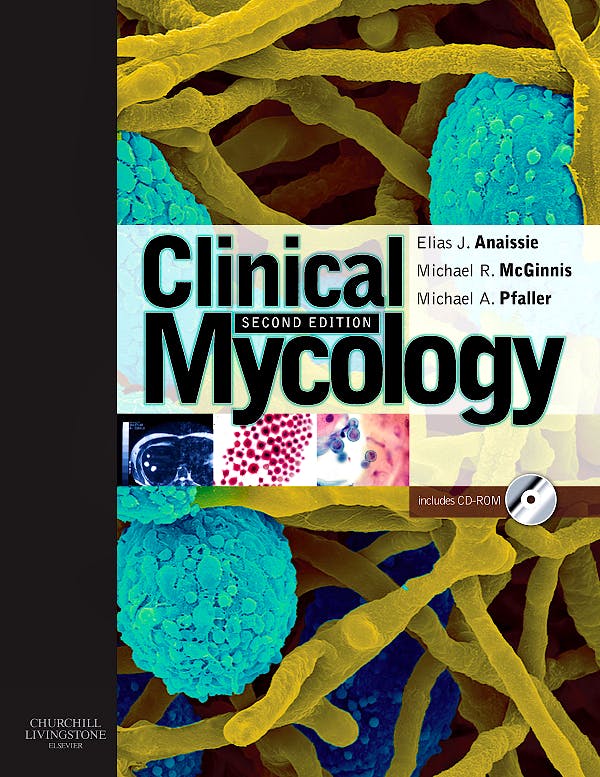 Portada del libro 9781416056805 Clinical Mycology + Cd-Rom
