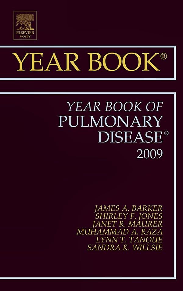 Portada del libro 9781416057291 Year Book of Pulmonary Disease 2009