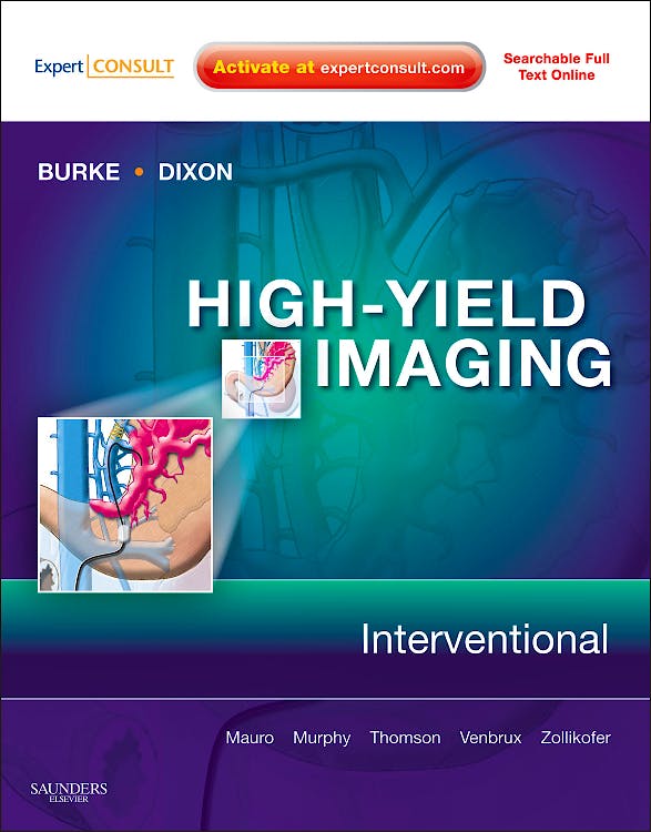 Portada del libro 9781416061601 High-Yield Imaging. Interventional