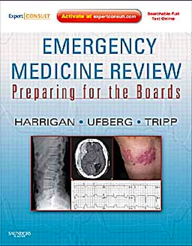 Portada del libro 9781416061915 Emergency Medicine Review. Preparing for the Boards (Online and Print)