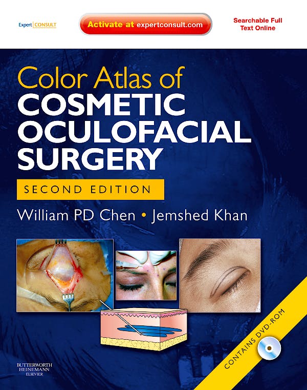 Portada del libro 9781416062103 Color Atlas of Cosmetic Oculofacial Surgery + Dvd