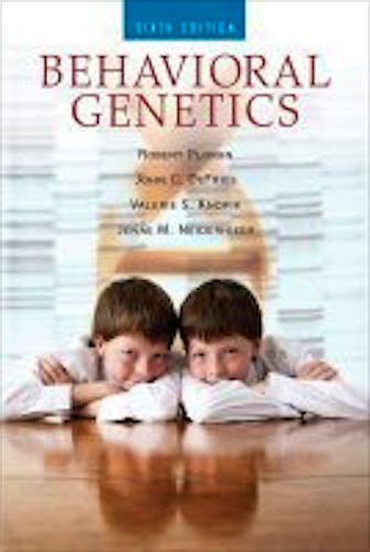 Portada del libro 9781429242158 Behavioral Genetics